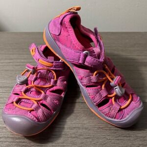 KEEN Waterproof Little Kids Moxie Closed Toe Sport Sandals Pink/Orange Size 11